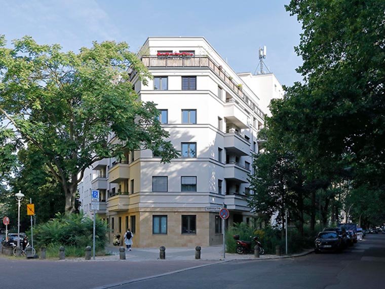 Ansicht des Neubaus von Süden