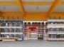 Blick zur Lagerhalle