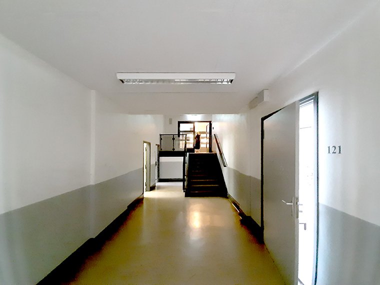 Flur vor dem Umbau