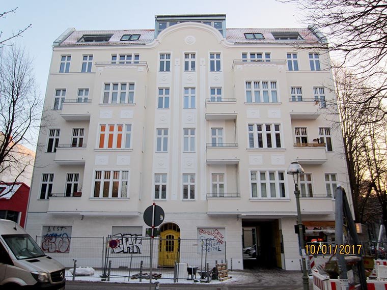 Ansicht von der Straße