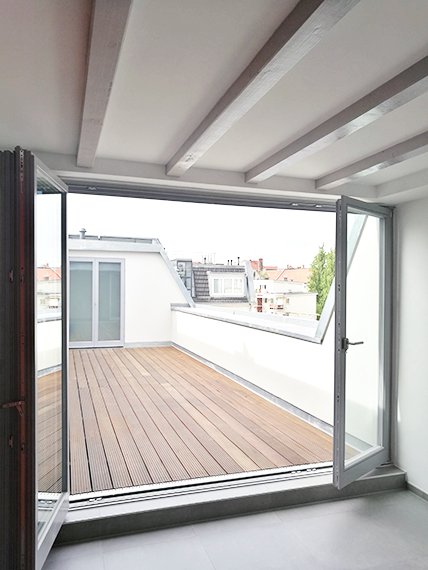 Terrasse zum Hof