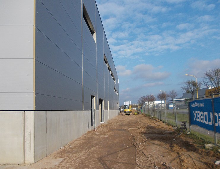 Bautenstand November 2016, Bauleitung: GOLDBECK, Oberbauleitung: FREMATO