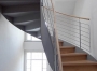 Treppe zum Dachgeschoss