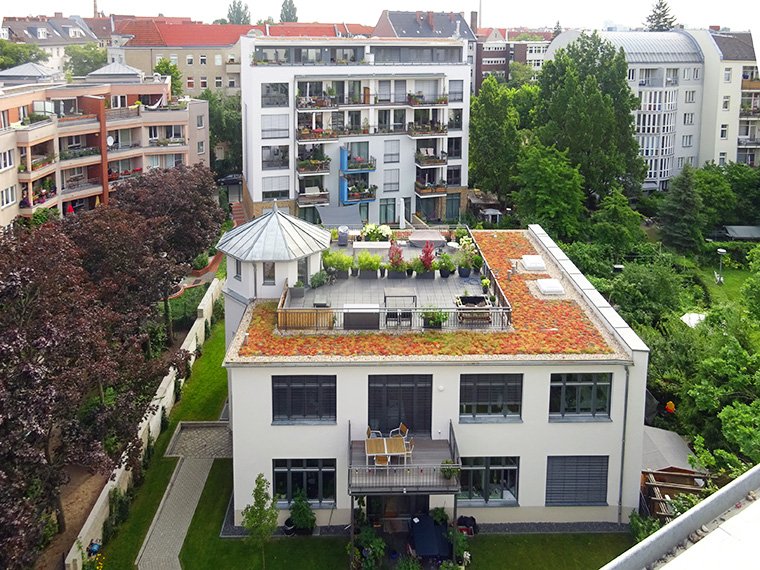 Ansicht Gartenhaus und Haus Kirchgasse
