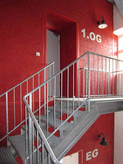 Detail der neuen Treppe