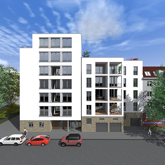 Straßenansicht - Entwurf